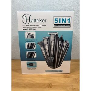 HATTEKER 5 In 1Professional Hair Clipper RFC-588